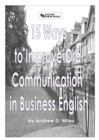 cover of the book 15 Ways to Improve Oral Communication in Business English