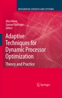 cover of the book Adaptive Techniques for Dynamic Processor Optimization: Theory and Practice