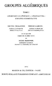 cover of the book Groupes Algeacutebriques