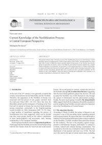 cover of the book Current Knowledge of the Neolithisation Process: a Central European Perspective