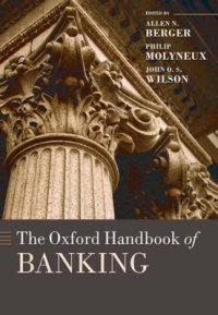 cover of the book The Oxford Handbook of Banking