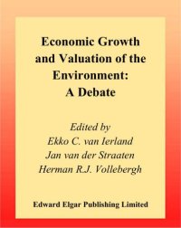 cover of the book Economic Growth and Valuation of the Environment A Debate