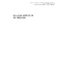 cover of the book Cellular Aspects of HIV Infection