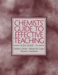 cover of the book Chemists' guide to effective teaching