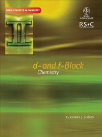 cover of the book D- and f-block  chemistry