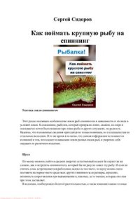 cover of the book Как поймать крупную рыбу на спиннинг