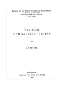 cover of the book Vedische und Sanskrit-Syntax