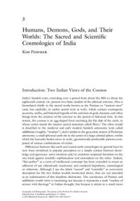 cover of the book Humans, Demons, Gods, and Their Worlds: The Sacred and Scientific Cosmologies of India