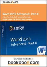 cover of the book Word 2010 Advanced. Part II