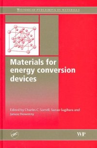 cover of the book Materials for energy conversion devices