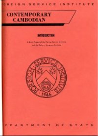 cover of the book Contemporary Cambodian - Introduction