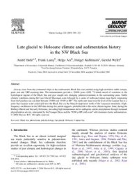 cover of the book Late glacial to Holocene climate and sedimentation history in the NW Black Sea