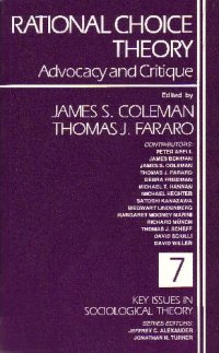 cover of the book Rational Choice Theory Advocacy And Critique