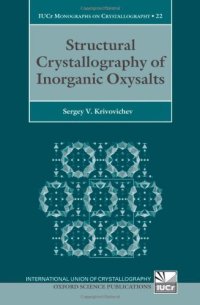 cover of the book Structural Crystallography of Inorganic Oxysalts