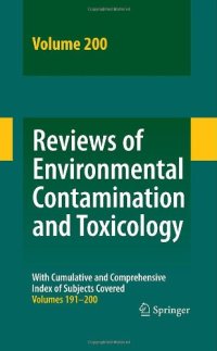 cover of the book Reviews of Environmental Contamination and Toxicology Vol 200