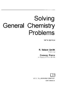 cover of the book Solving General Chemistry Problems - Nelson Smith