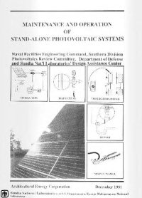 cover of the book Stand-alone Photovoltaic Systems