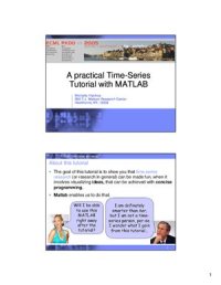 cover of the book A practical Time-Series Tutorial with MATLAB