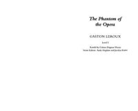 cover of the book The Phantom Of the Opera (level 5 - upper-int)