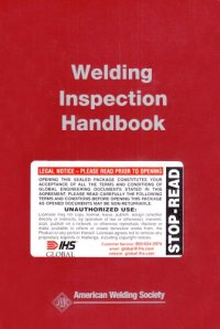 cover of the book Welding Inspection Handbook AWS