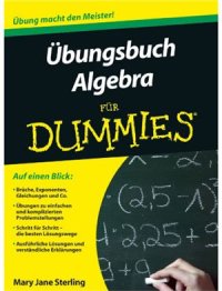 cover of the book Übungsbuch Algebra für Dummies