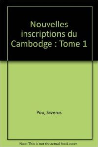 cover of the book Nouvelles inscriptions du Cambodge. Tome 1