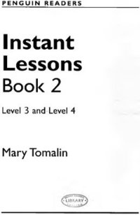 cover of the book Penguin Readers Instant Lessons, Book 2, Level 3 and Level 4