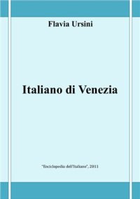 cover of the book Italiano di Venezia