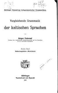 cover of the book Vergleichende Grammatik der keltischen Sprachen