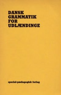 cover of the book Dansk grammatik for udlændinge