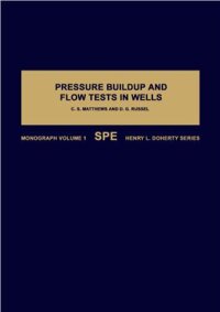 cover of the book Pressure Buildup and Flow Tests in Wells