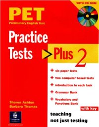 cover of the book PET Practice Tests Plus 2