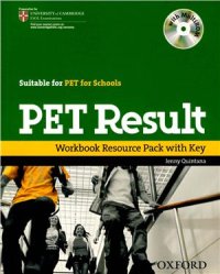 cover of the book PET Result. Workbook Resourse Pack with Key