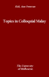 cover of the book Topics in colloquial Malay