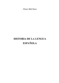 cover of the book Historia de la lengua española