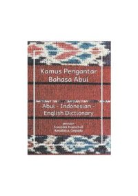 cover of the book Abui-Indonesian - English dictionary