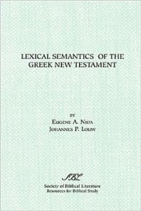 cover of the book Lexical Semantics of the Greek New Testament