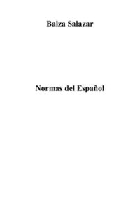 cover of the book Normas del Español