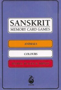 cover of the book Vidyarambhah Samskrta. First Lessons in Sanskrit 1. Memory Card Games. Animals, Colours, People, Places & Things