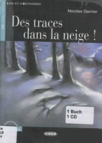 cover of the book Des traces dans la neige (A2)