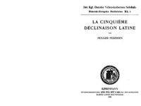 cover of the book La cinquième déclinaison latine