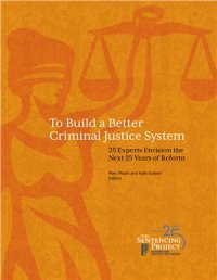 cover of the book To Build a Better Criminal Justice System