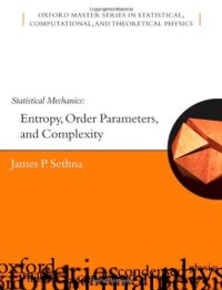 cover of the book Statistical mechanics: Entropy, Order parameters and complexity