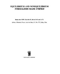 cover of the book Equilibrium and nonequilibrium formalisms made unified