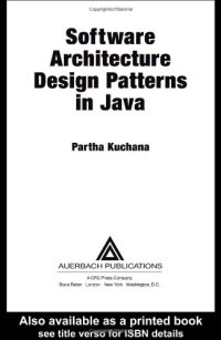 cover of the book Software architecture design patterns in Java