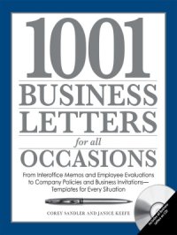 cover of the book 1001 Business Letters For All Occasions