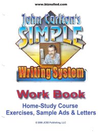 cover of the book Simple Writing System Workbook - Home-Study Course Exercises, Sample Ads & Letters