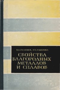 cover of the book Свойства благородных металлов и сплавов