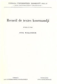 cover of the book Recueil de textes kourmandji