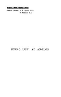 cover of the book Sermo Lupi ad Anglos